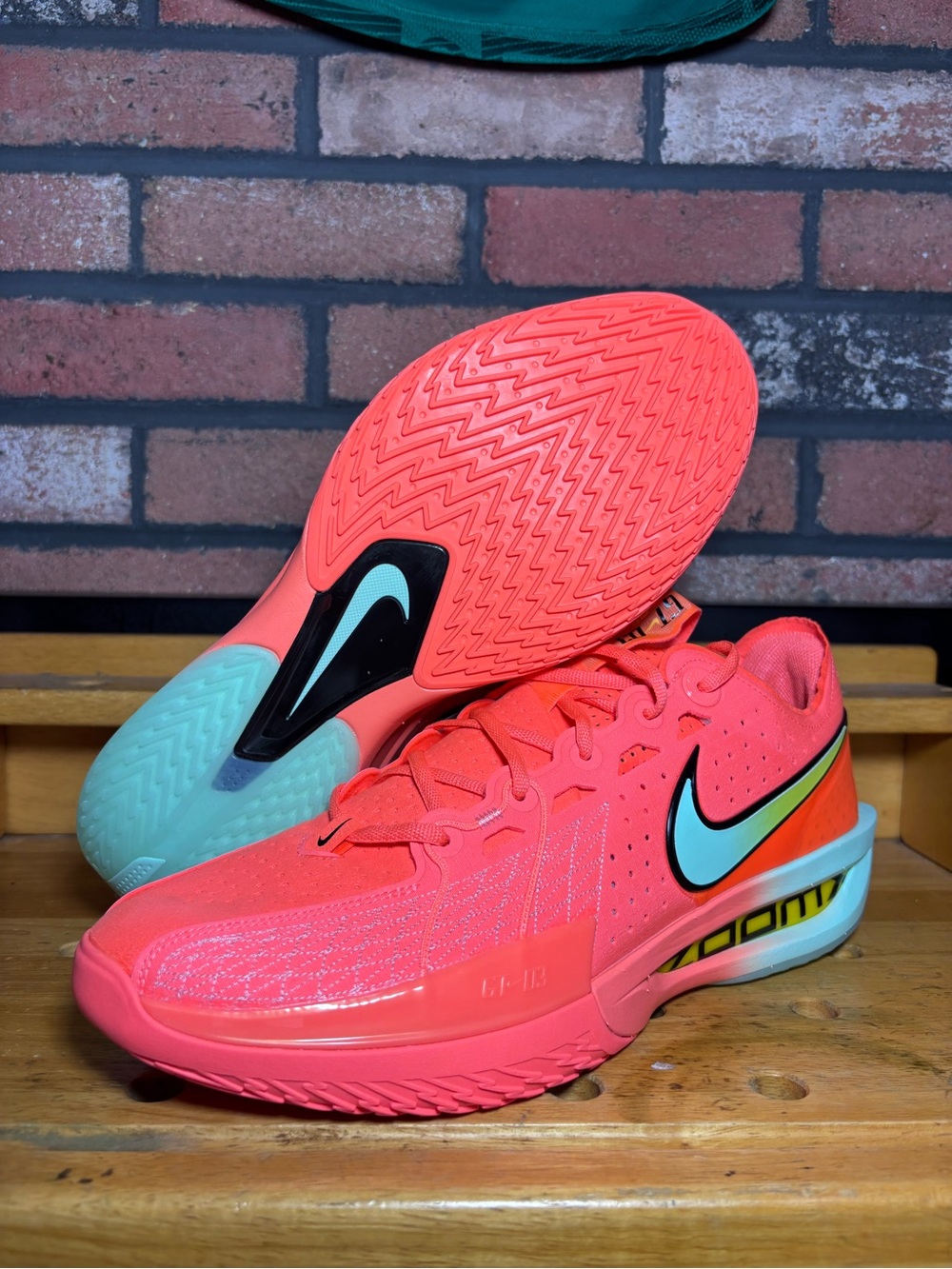 Nike Air Zoom GT Cut 3 DV2913-800 Bright Mango Basketball Shoes Men’s 15